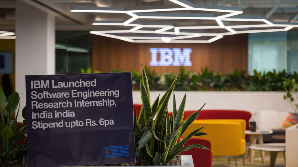 IBM Launched Software Engineering Research Internship, India :[Stipend Upto Rs. 6LPA; Java; Python]: Apply Now 2024!