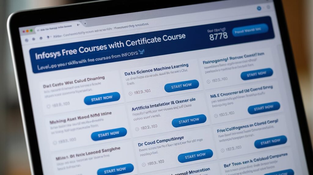 Infosys free courses with certificate Course Enroll Now in 2024