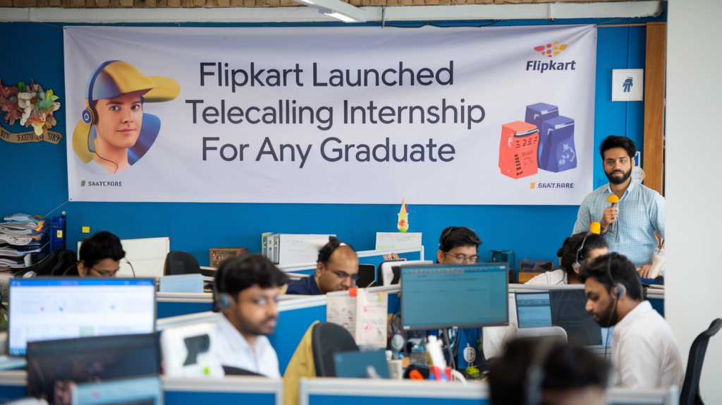 Flipkart Launched Telecalling Internship for Any Graduate & College Students, Apply Now 2024